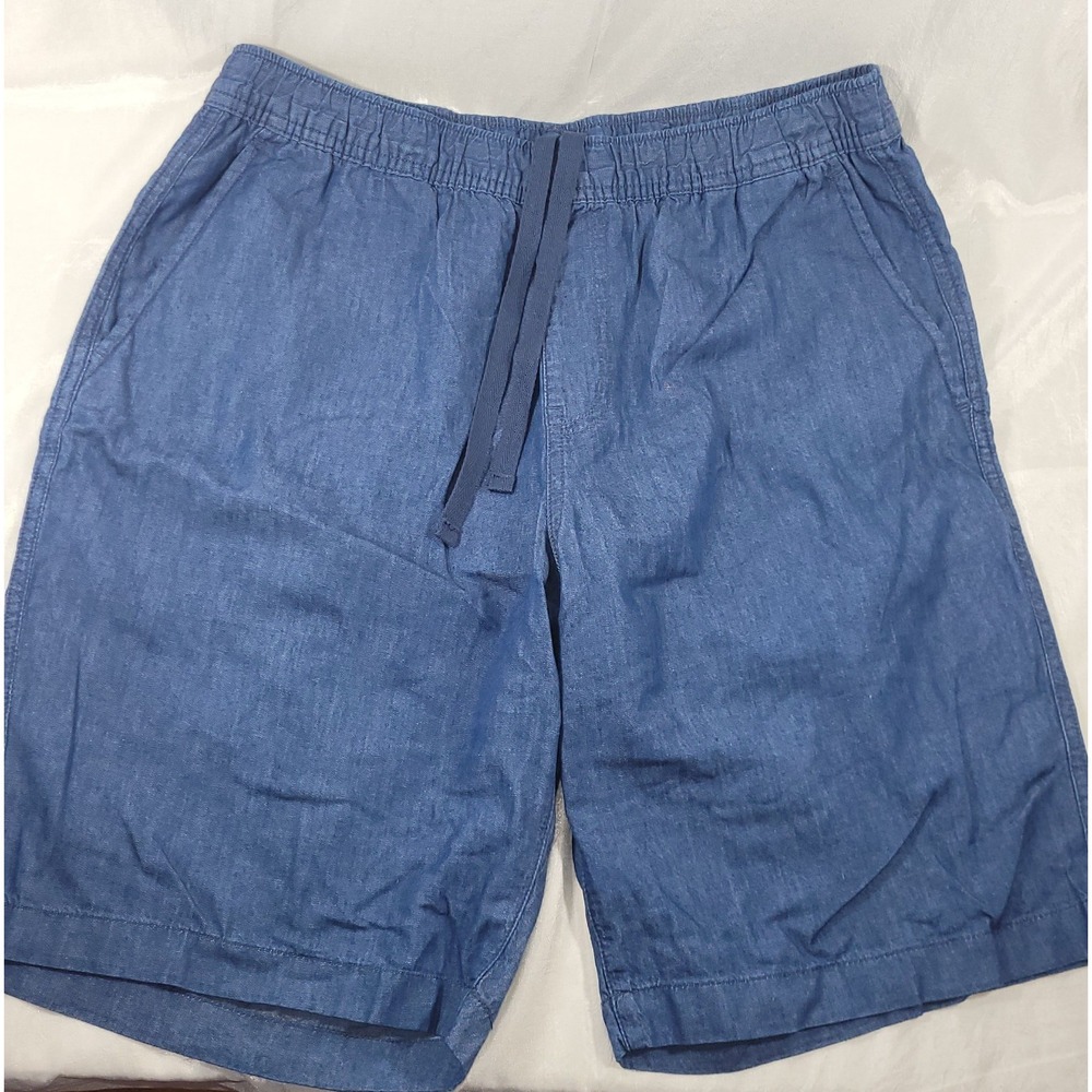 Uniqlo Women's 9" Lightweight Denim Pull-on Shorts - Blue - Medium - NWOT
